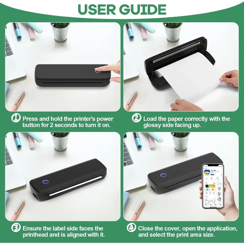 10 Rolls Thermal Printer Paper 8.5